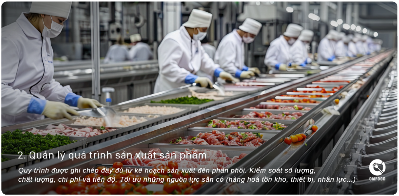 quản lý sản xuất thực phẩm